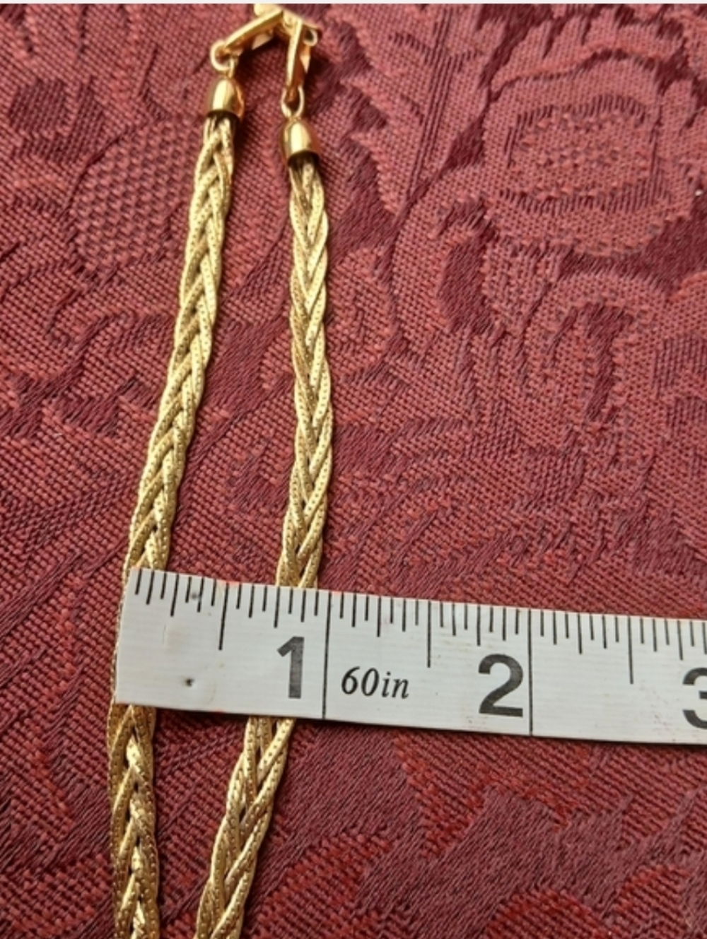 Napier 4 Strand Braided 18" Gold